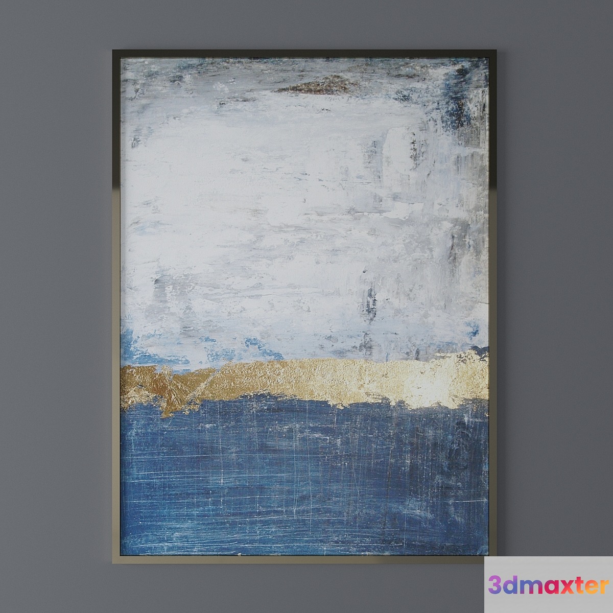 Set of abstract paintings 35 3D Max