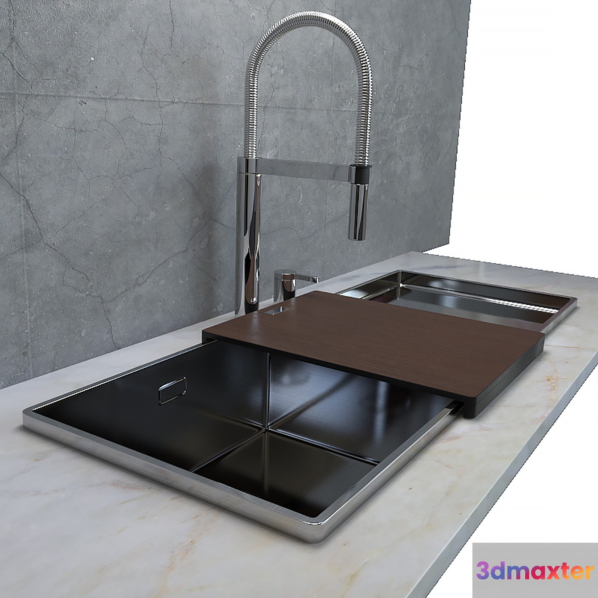 Washing Blanco Attika and mixer Blanco culina-s duo