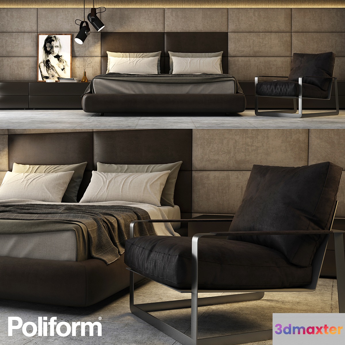 Poliform Set 06 3D Max