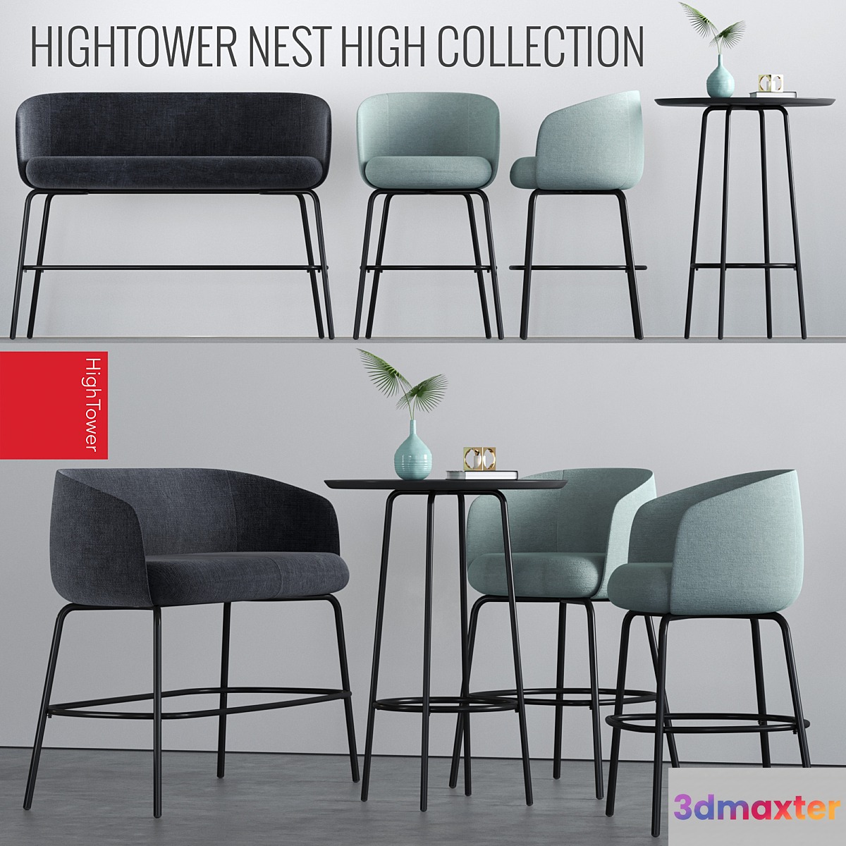 HighTower High Nest Set 3D Max