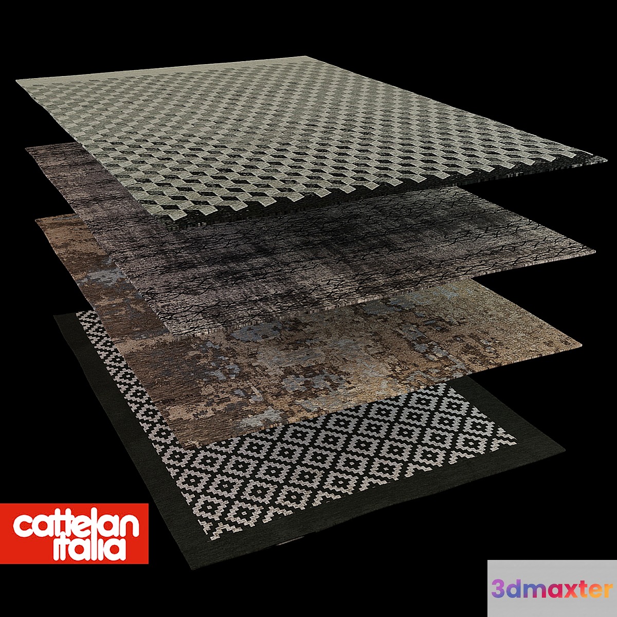 Cattelan rugs 2 3D Max
