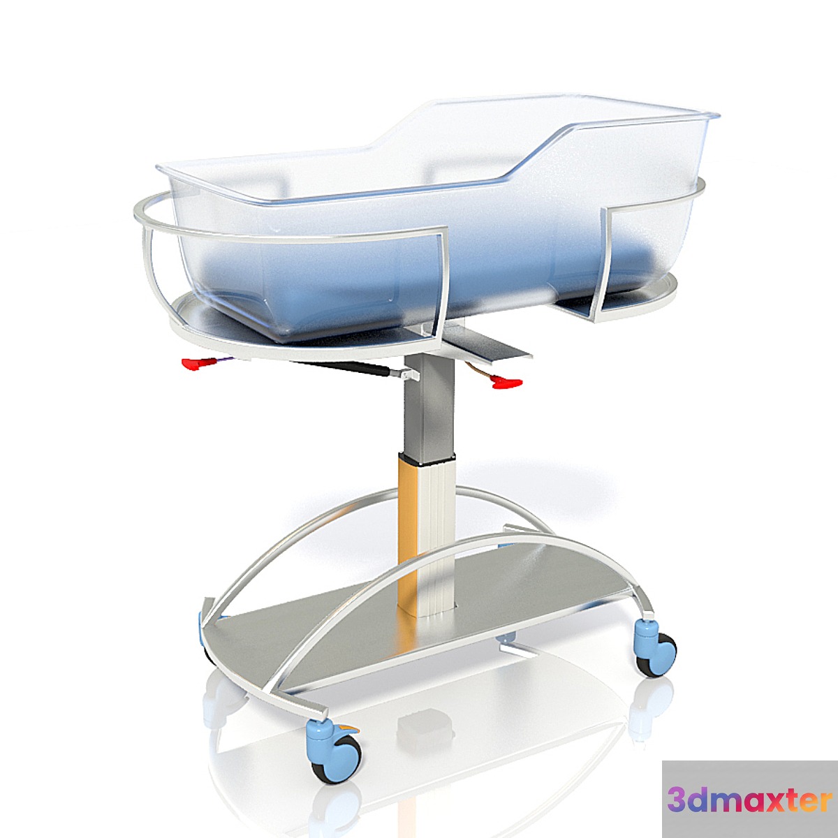 Baby beds for pediatric 3D Max