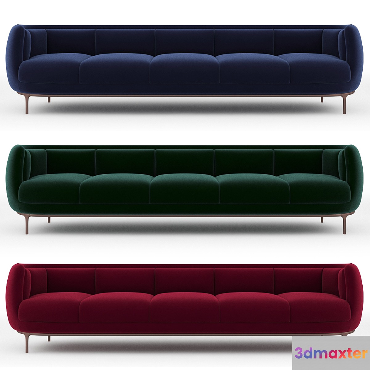 Wittmann Vuelta Sofa 5 Seats 3D Max
