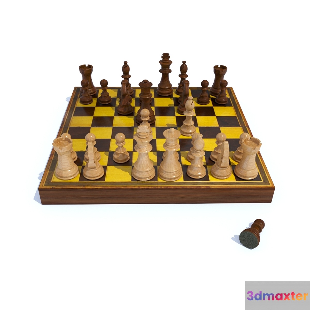 Chess game 3D Max