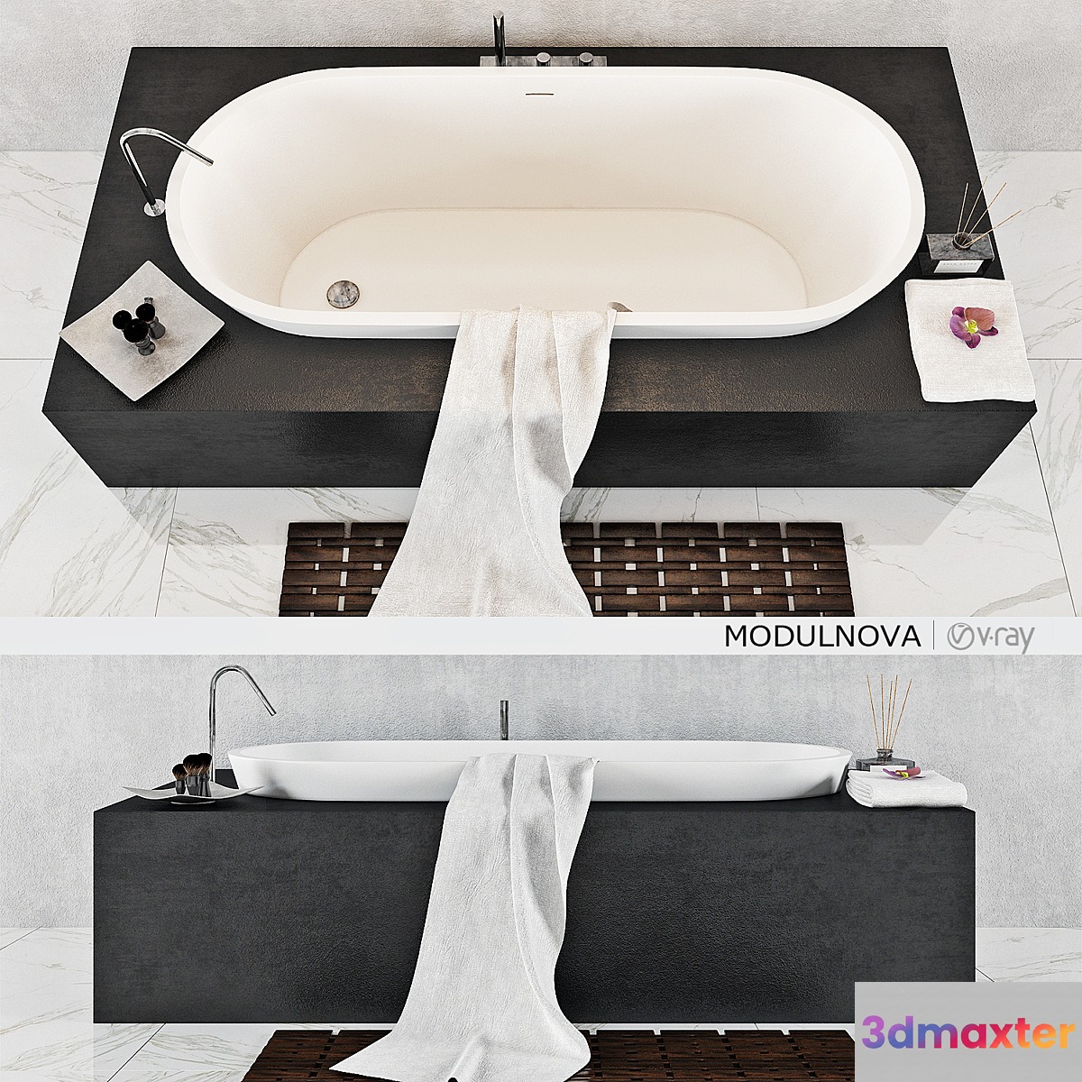 Bath_ MODULNOVA 3D Max