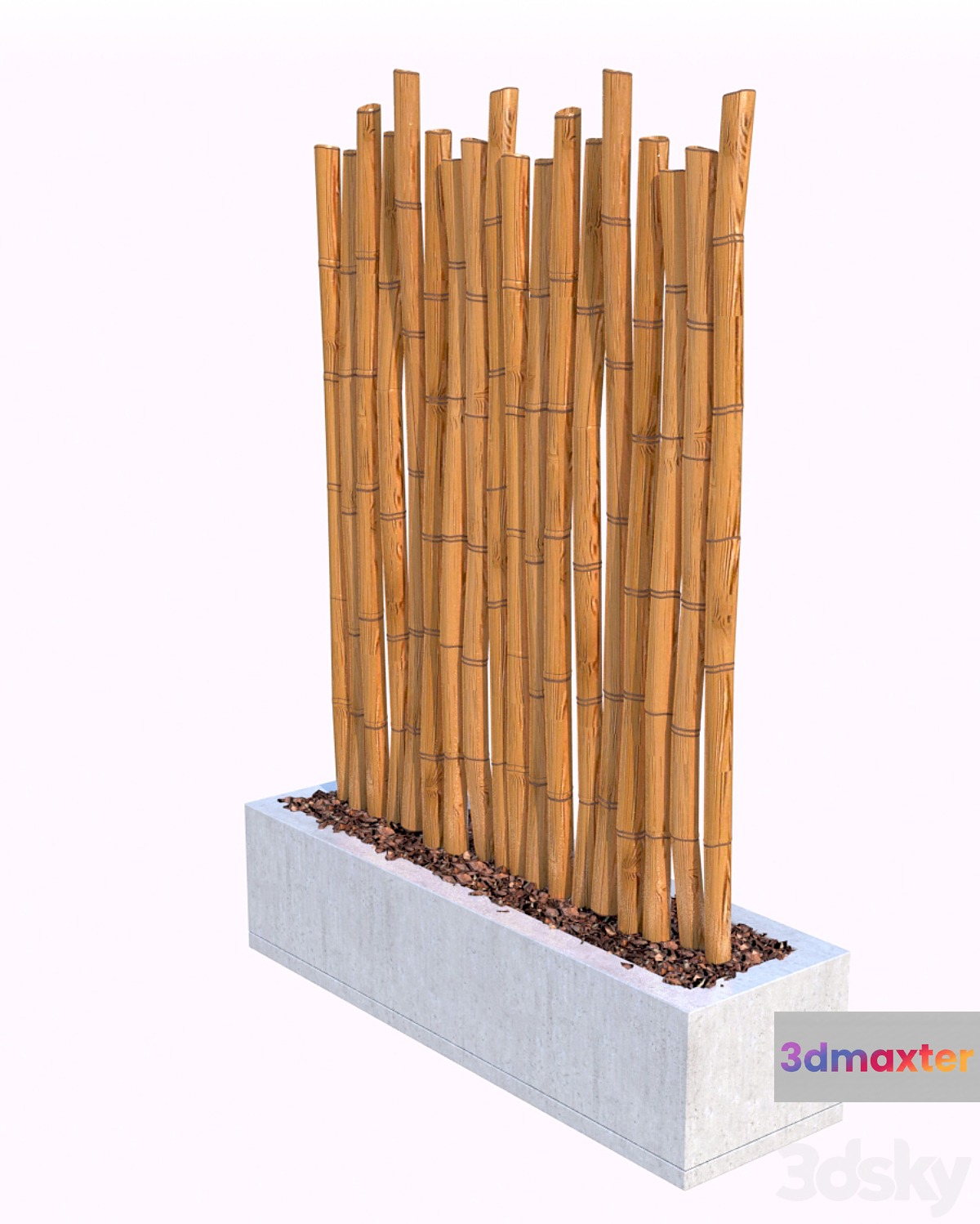 Bamboo Sticks 3D Max