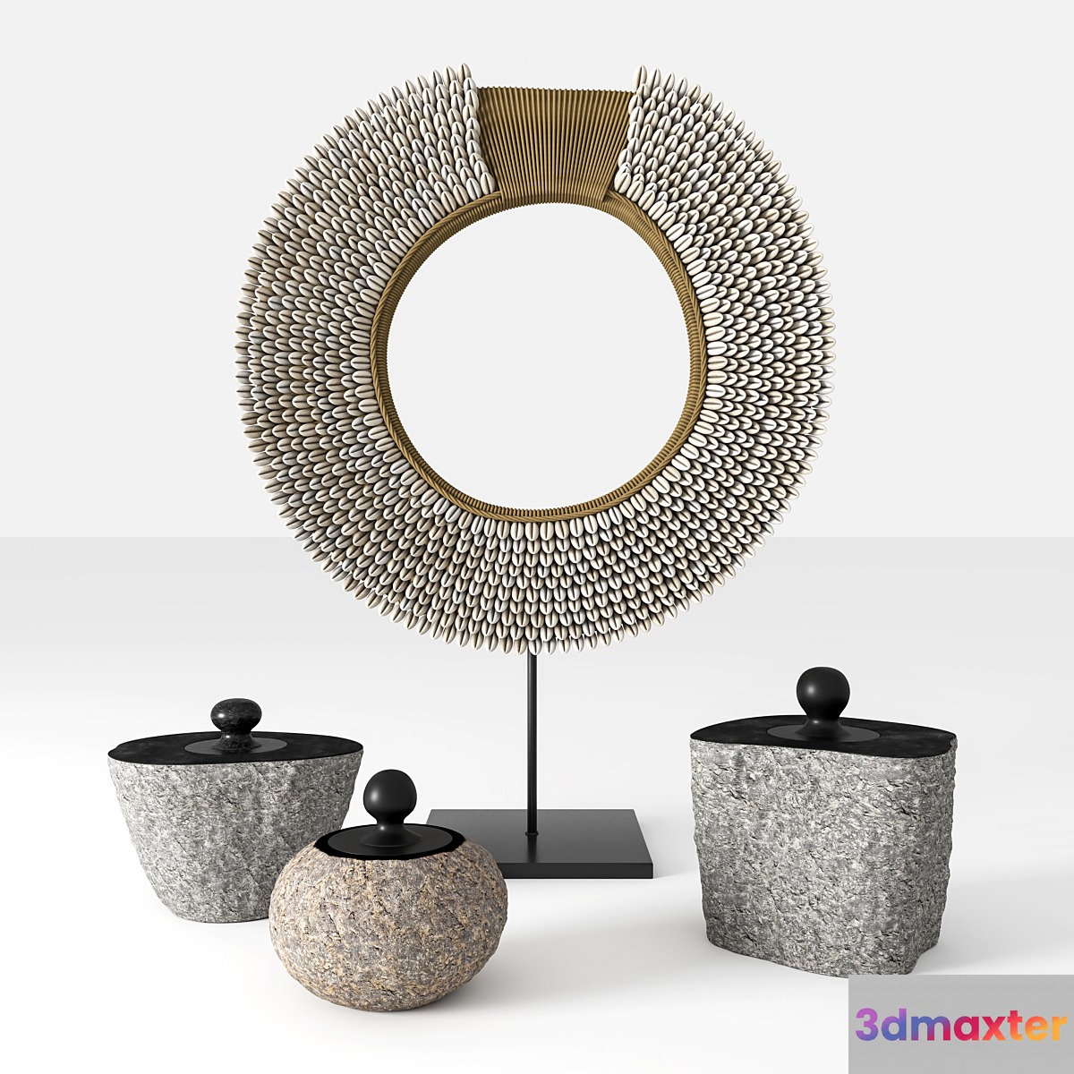 Bali Home Decorative Set 3D Max