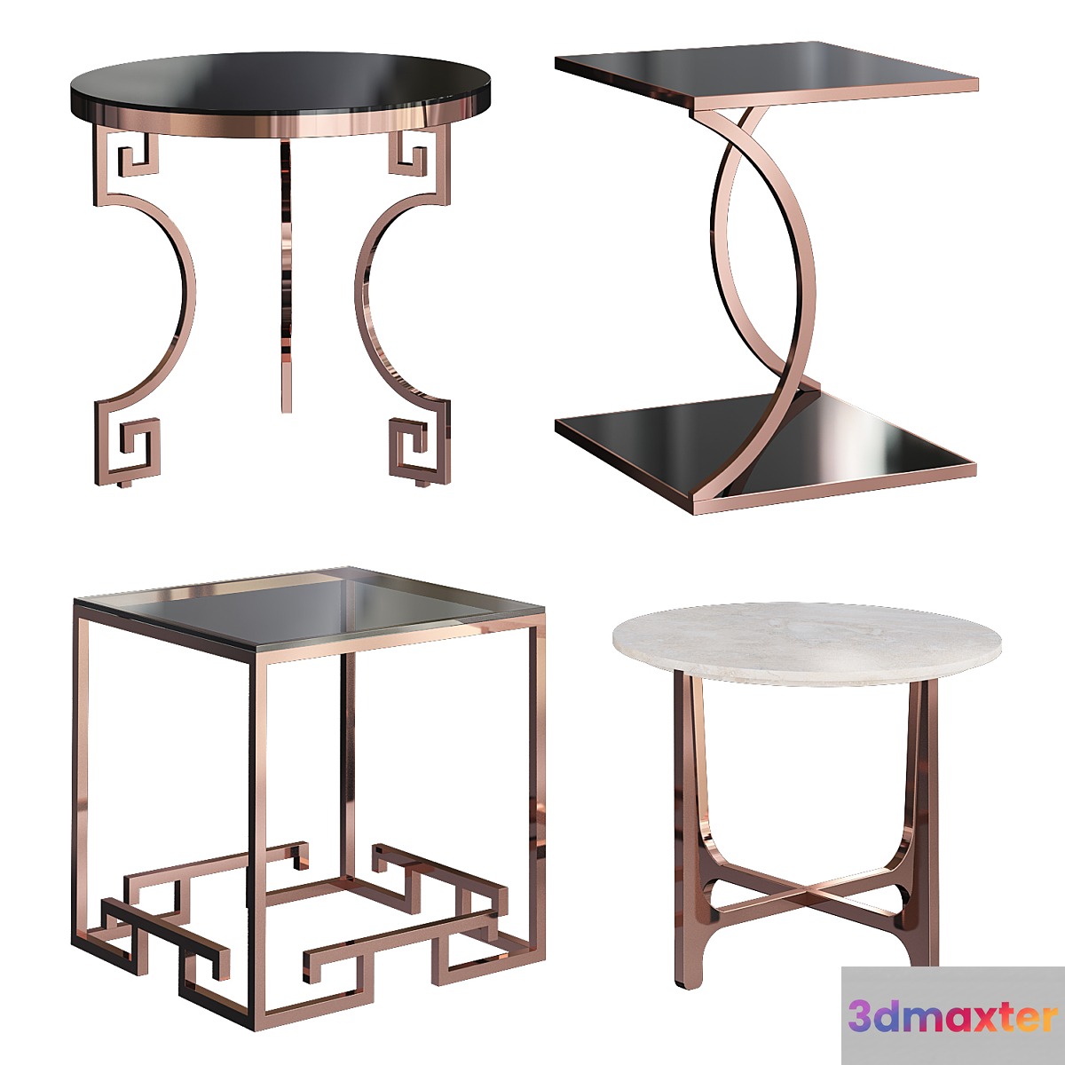 Gold coffee table