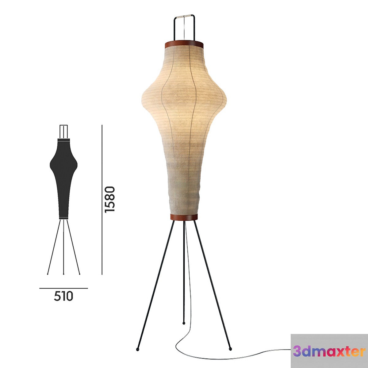 VITRA AKARI 14 A 3D Max