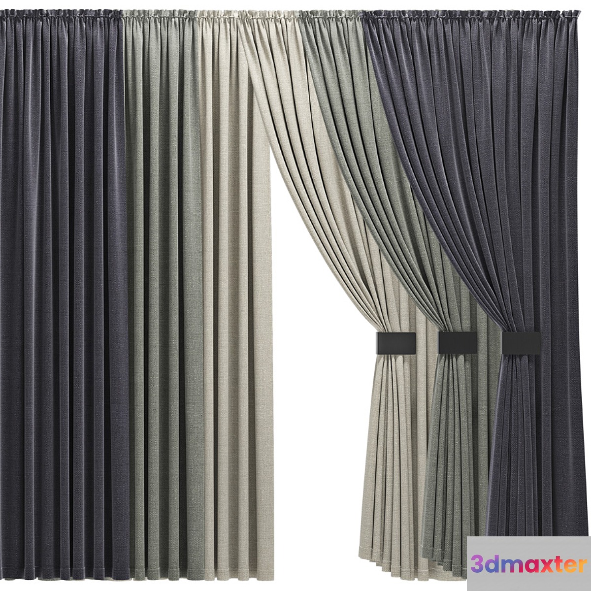Curtains 11 3D Max