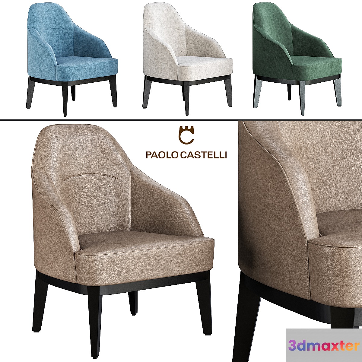 Armchair Venice Bergere Paolo Castelli