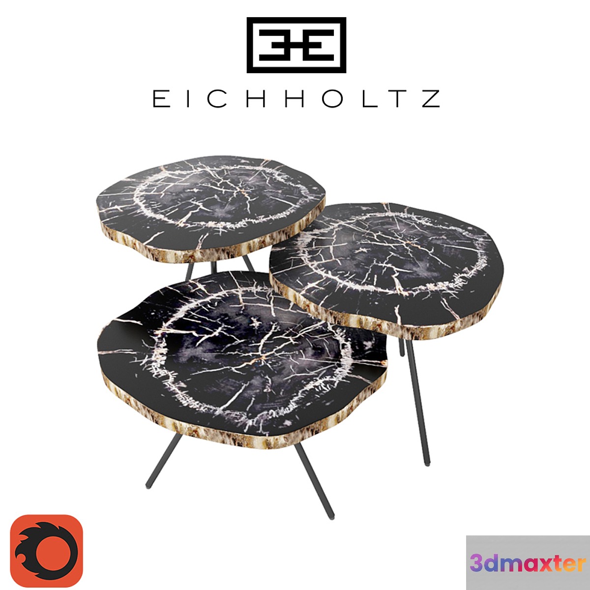 Coffee table Eichholtz 111465 De Soto 3D Max