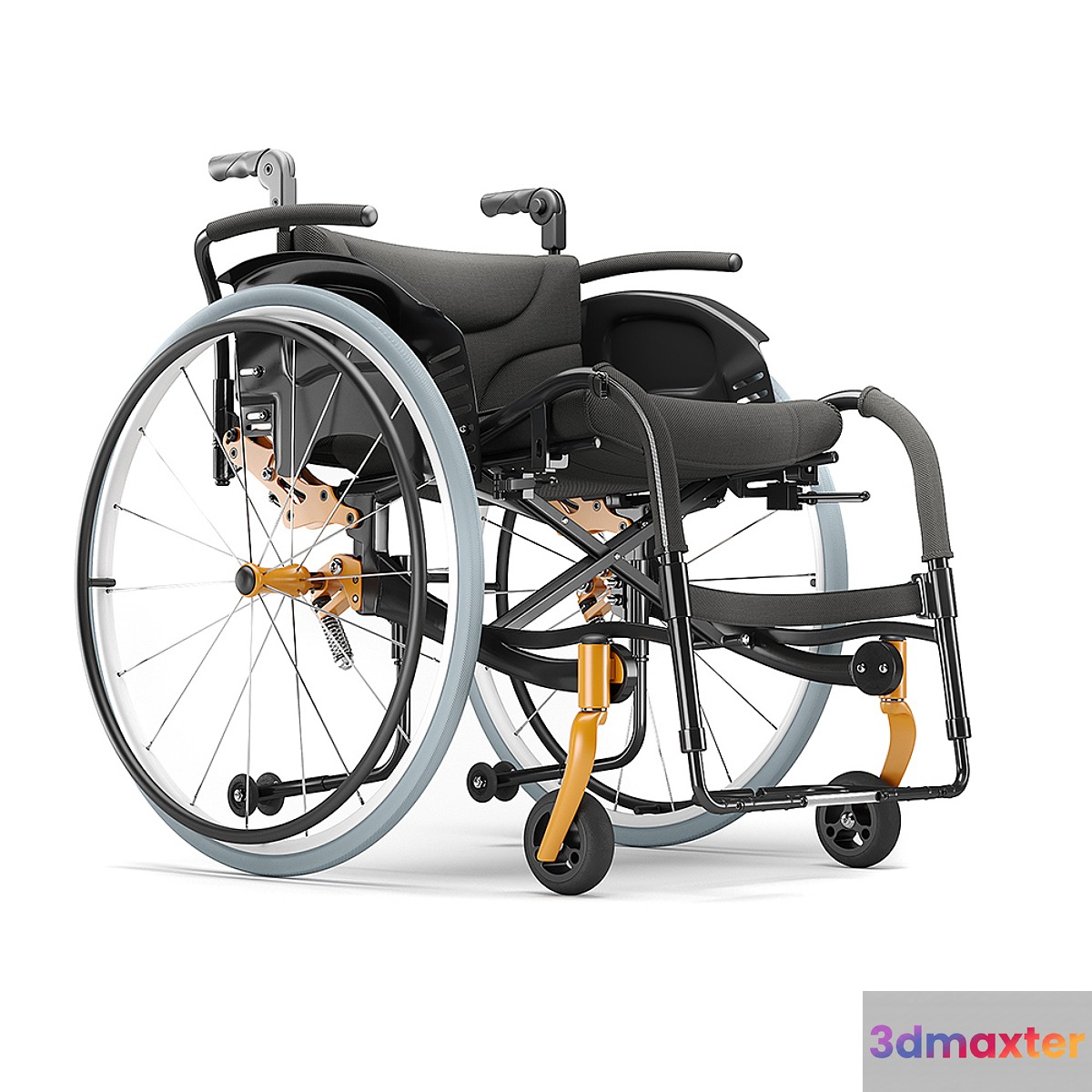 Invalid wheelchair. Wheelchair Ortonica S3000 3D Max