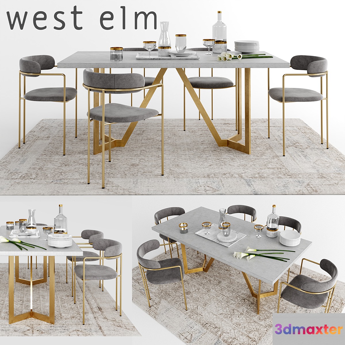 WEST ELM set 4 - No.3