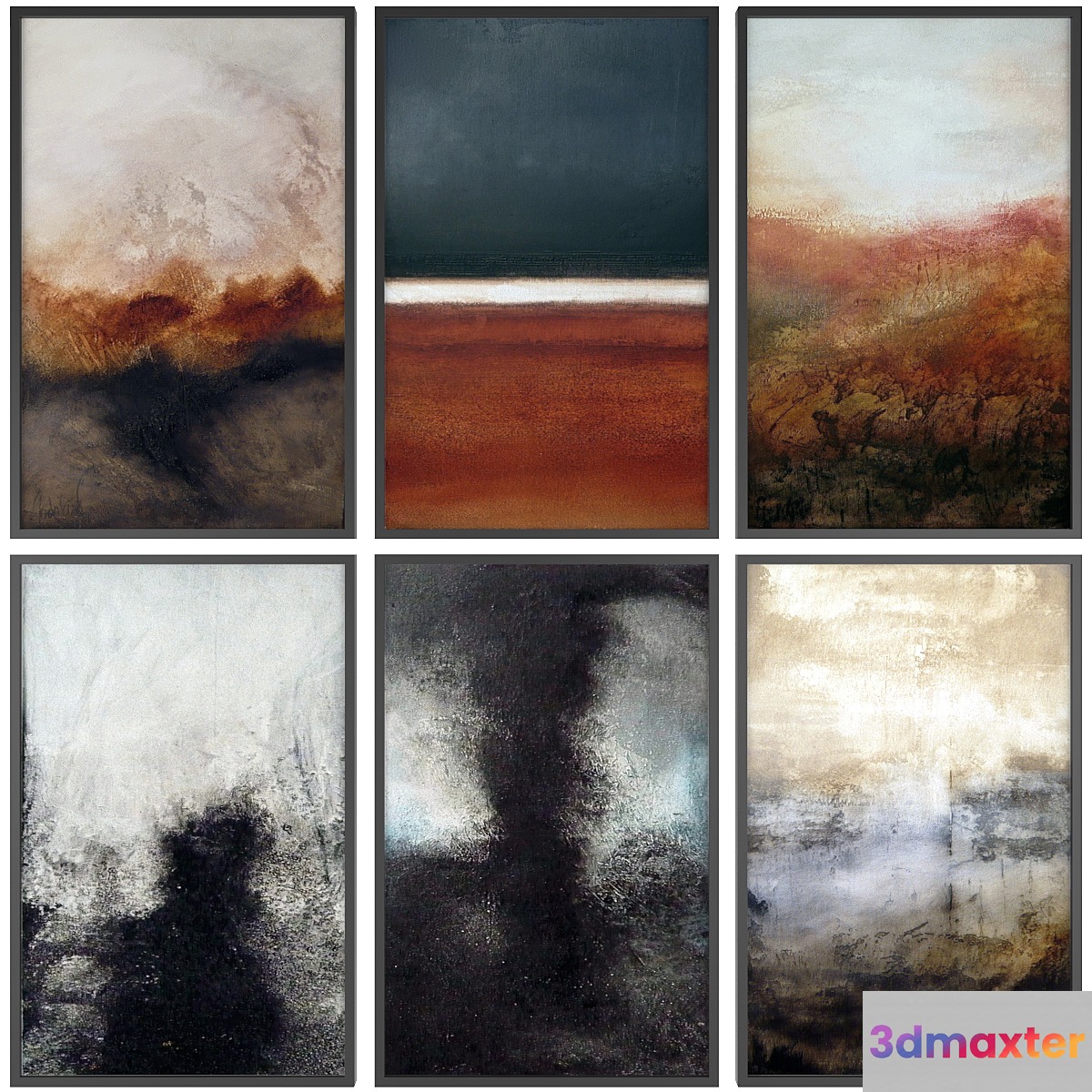 Paintings abstract | set 60 3D Max