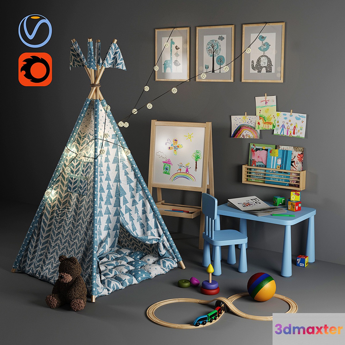 Children's tent-tepee - No.2