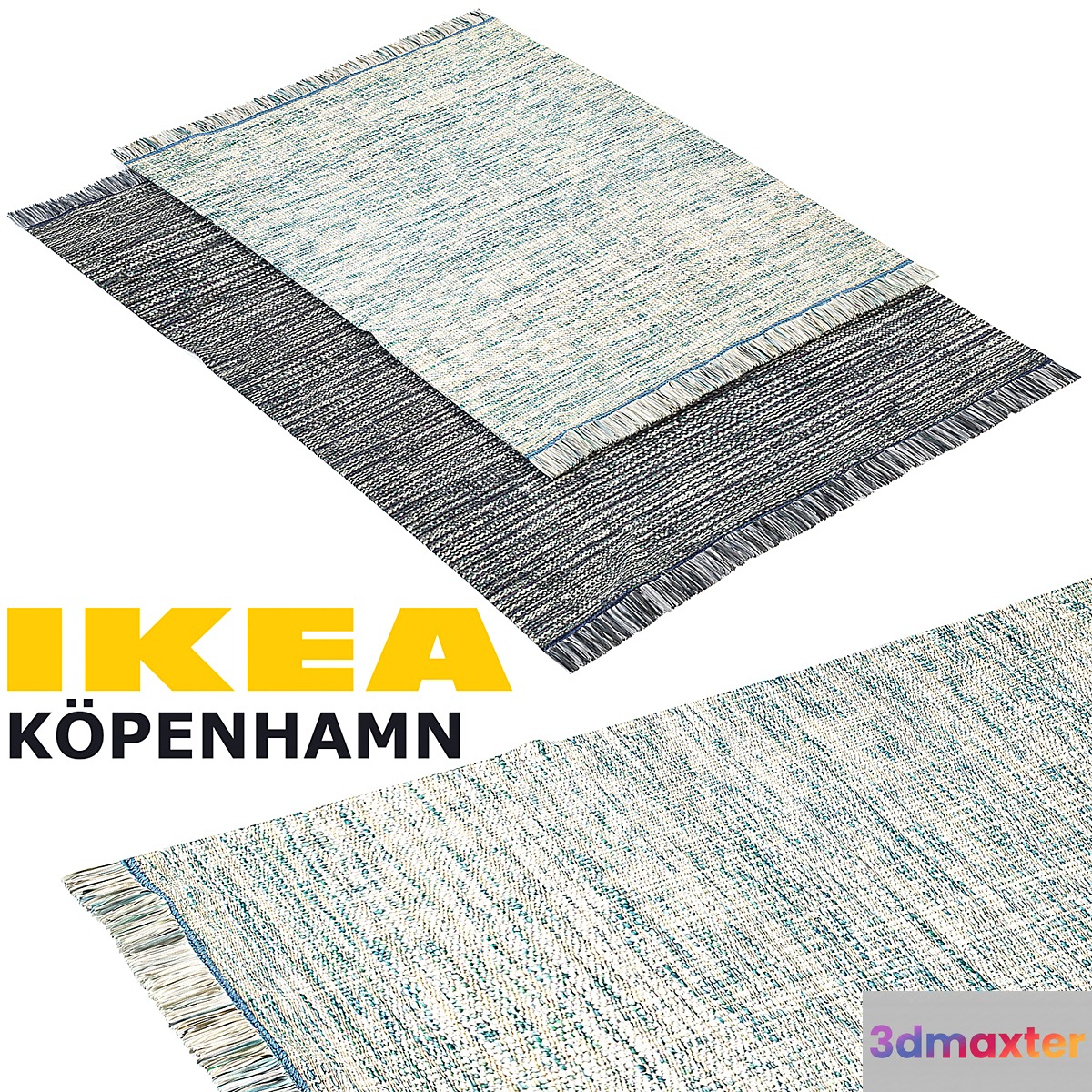 IKEA KOPENHAMN (COPENHAGEN) RUG SET