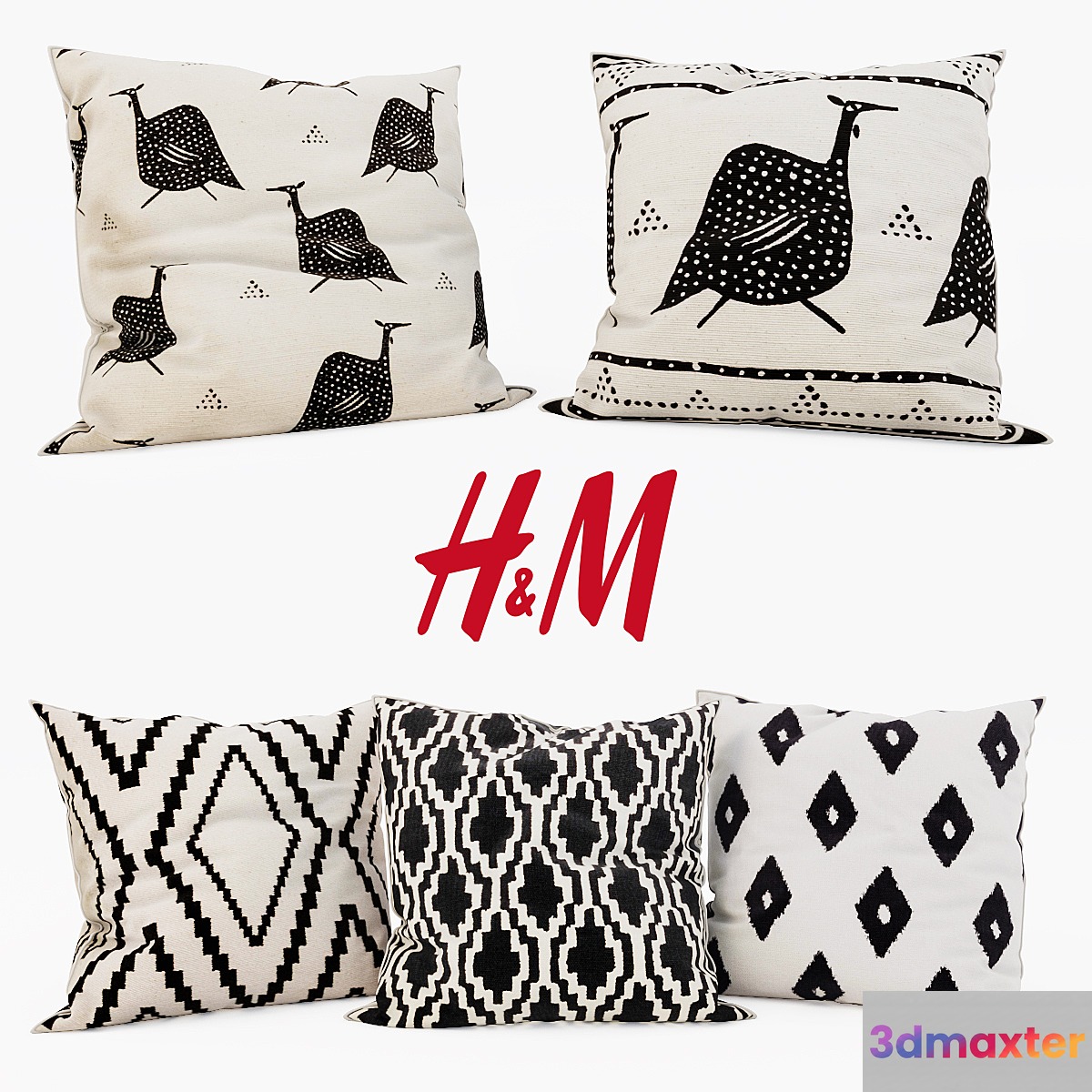 H & M Home - Decorative Pillows set 4