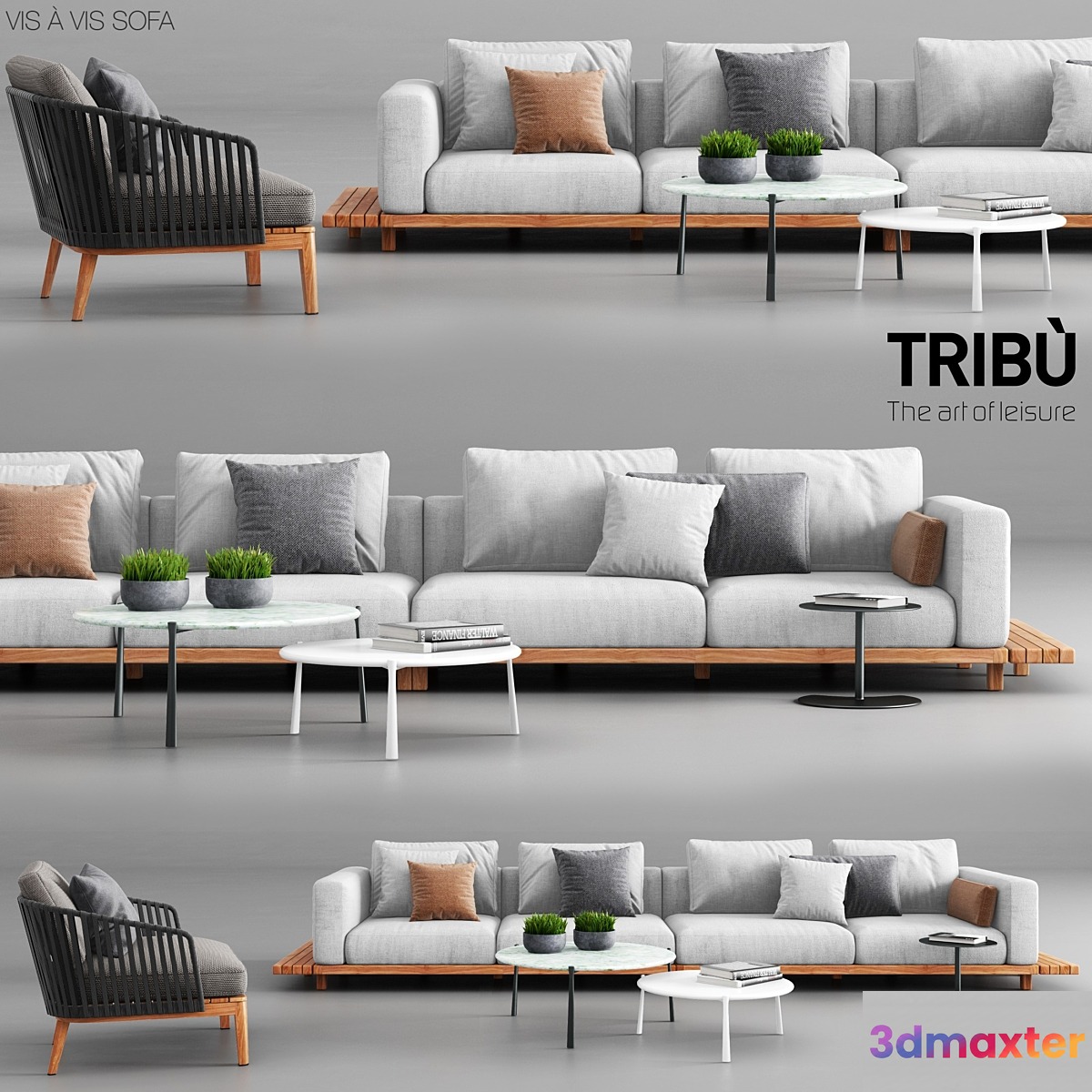Tribu Vis a Vis Sofa and Mood Club Chair - No.2