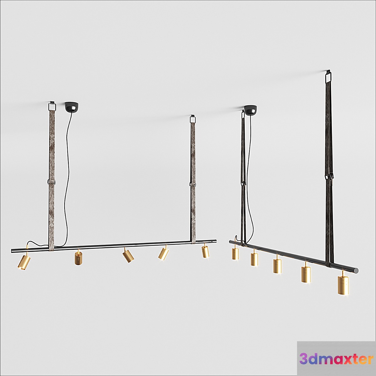 lamp LONG JOHN - No.2 3D Max