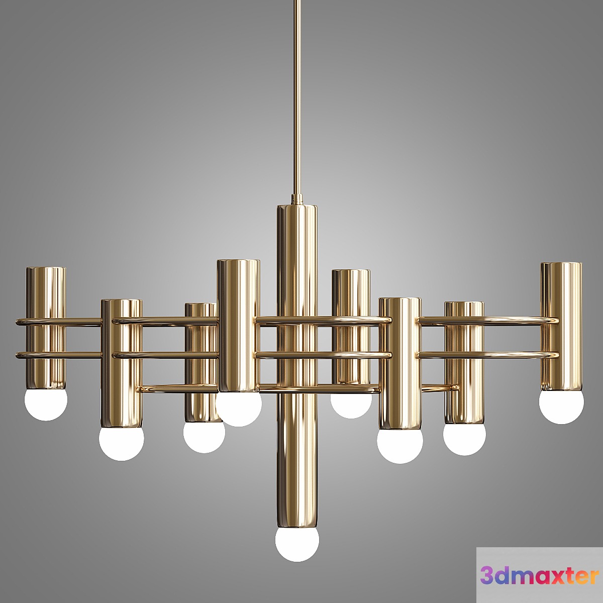 Brass indinana chandelier - No.3