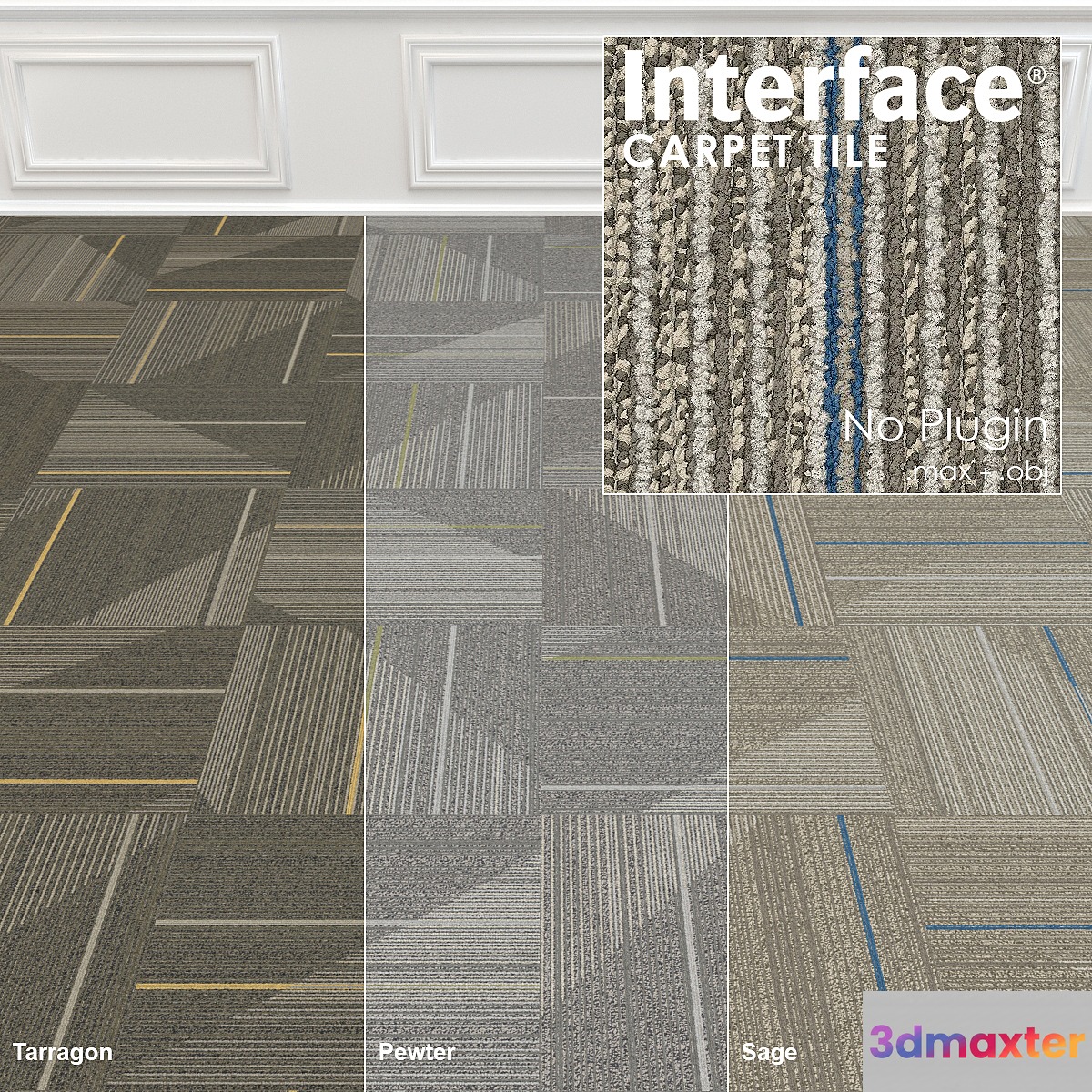 Interface Carpet Detours Texture No: 2 3D Max