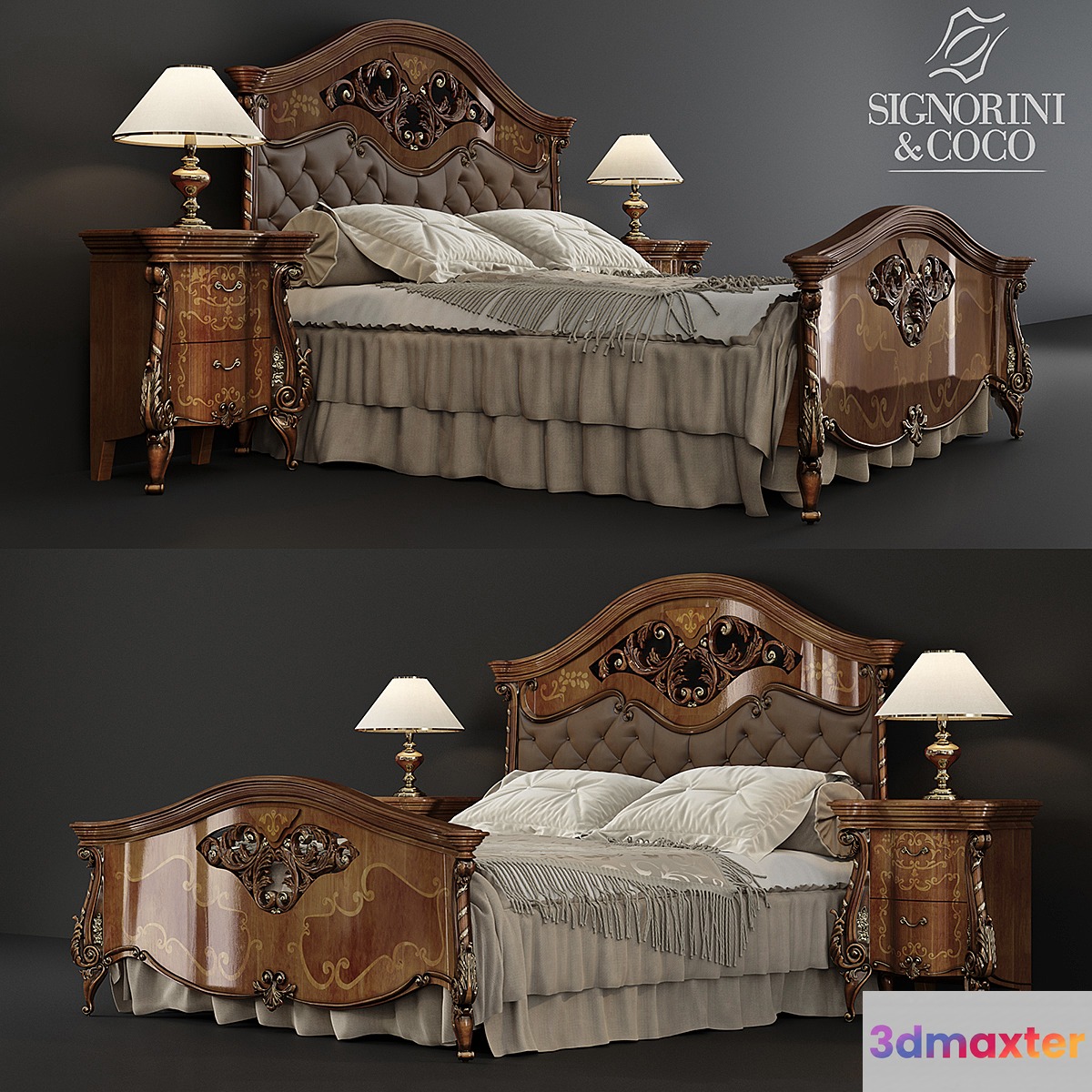 Italian bedroom Portofino laccato factories Signorini & Coco - No.2