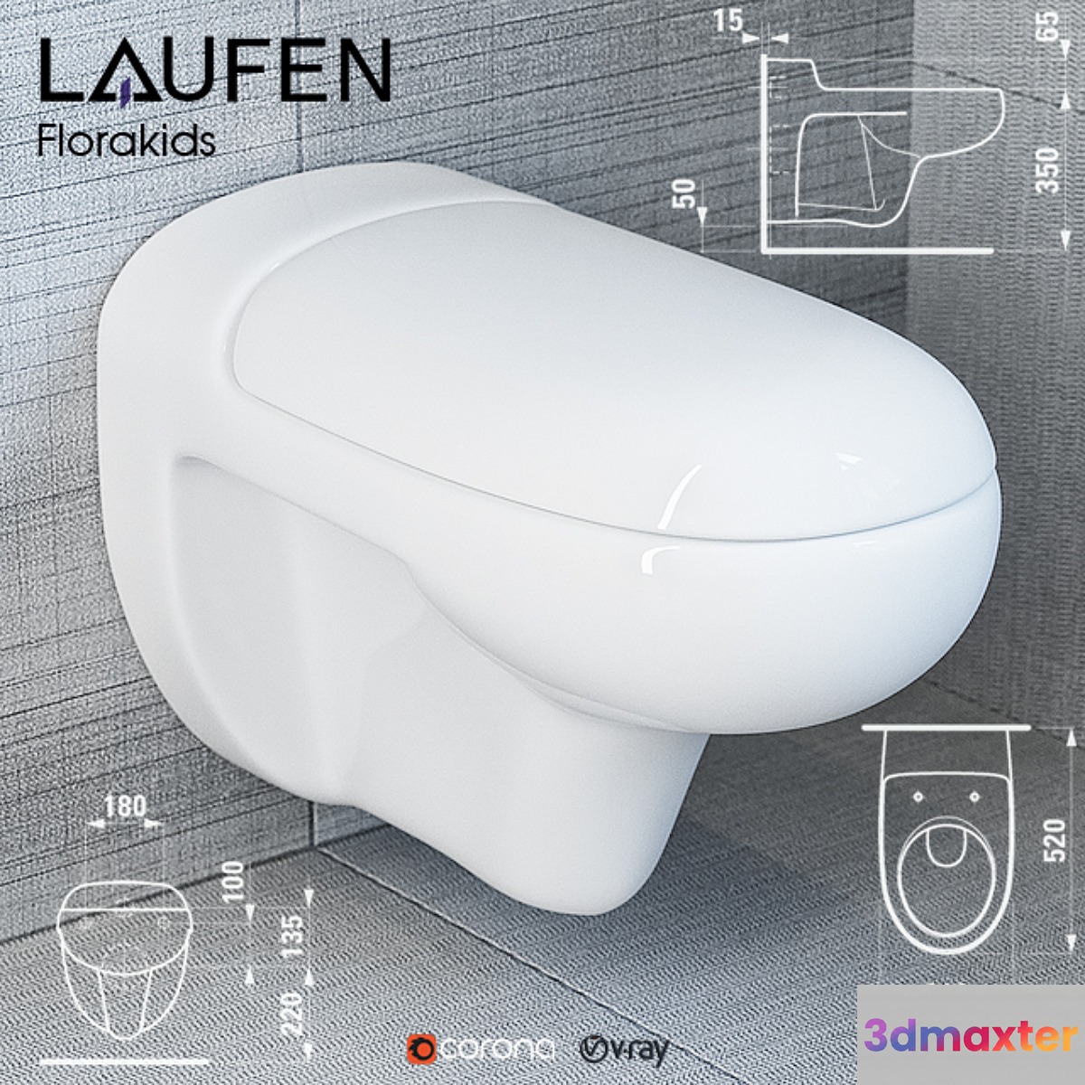 Laufen Florakids 3D Max