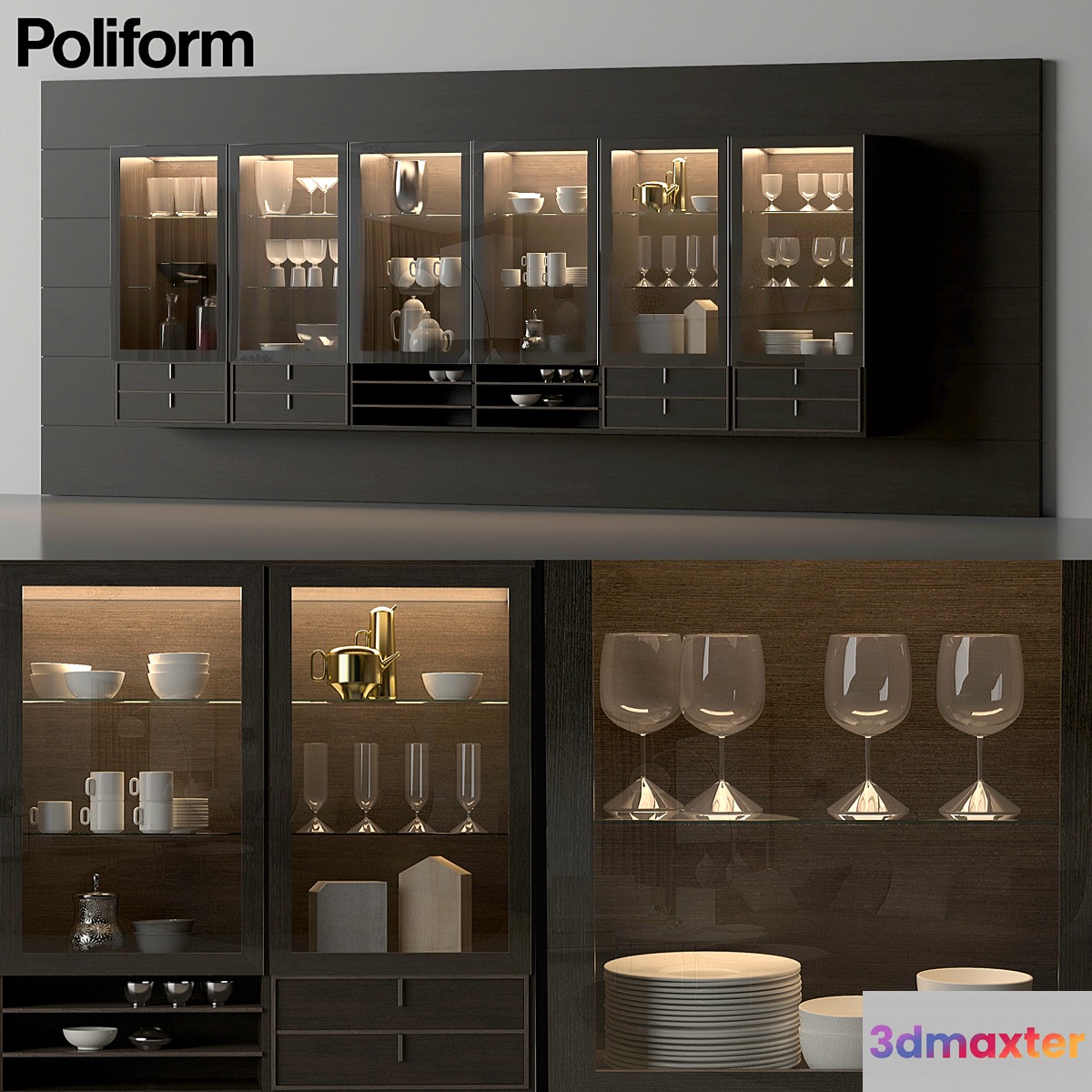 Poliform_day_collecton_2017_showcase 3D Max