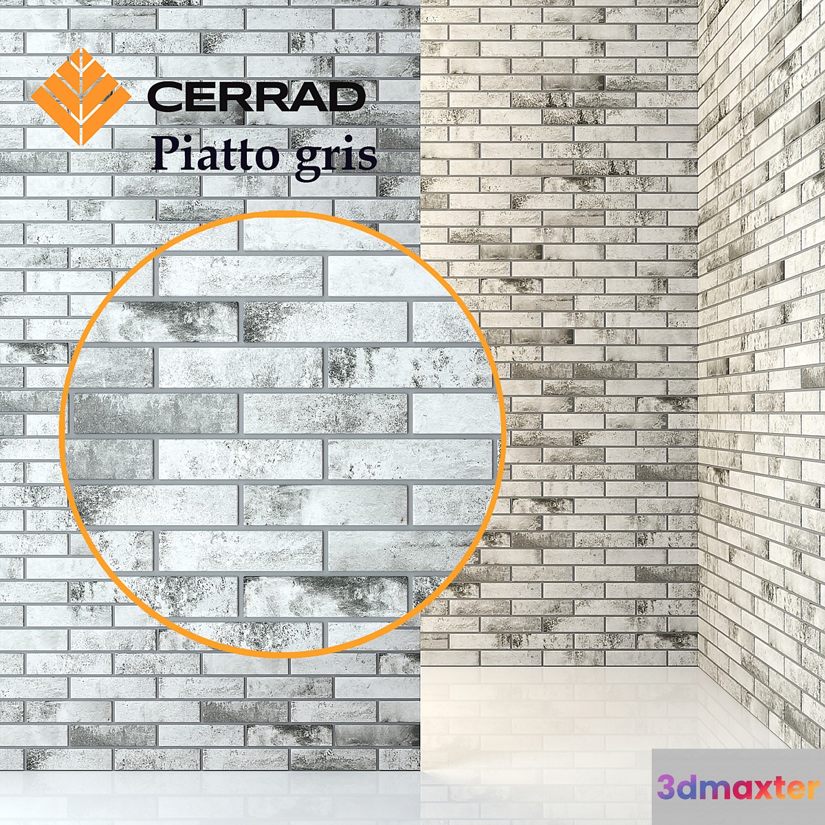 Cerrad Piatto gris tiles 3D Max