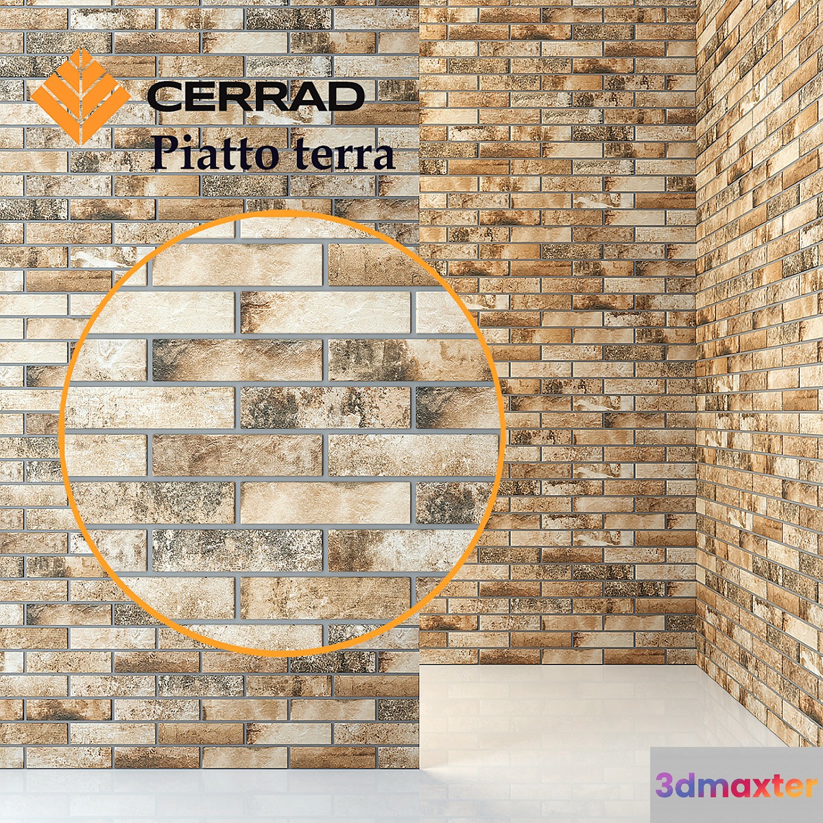 Tile Cerrad Piatto terra 3D Max