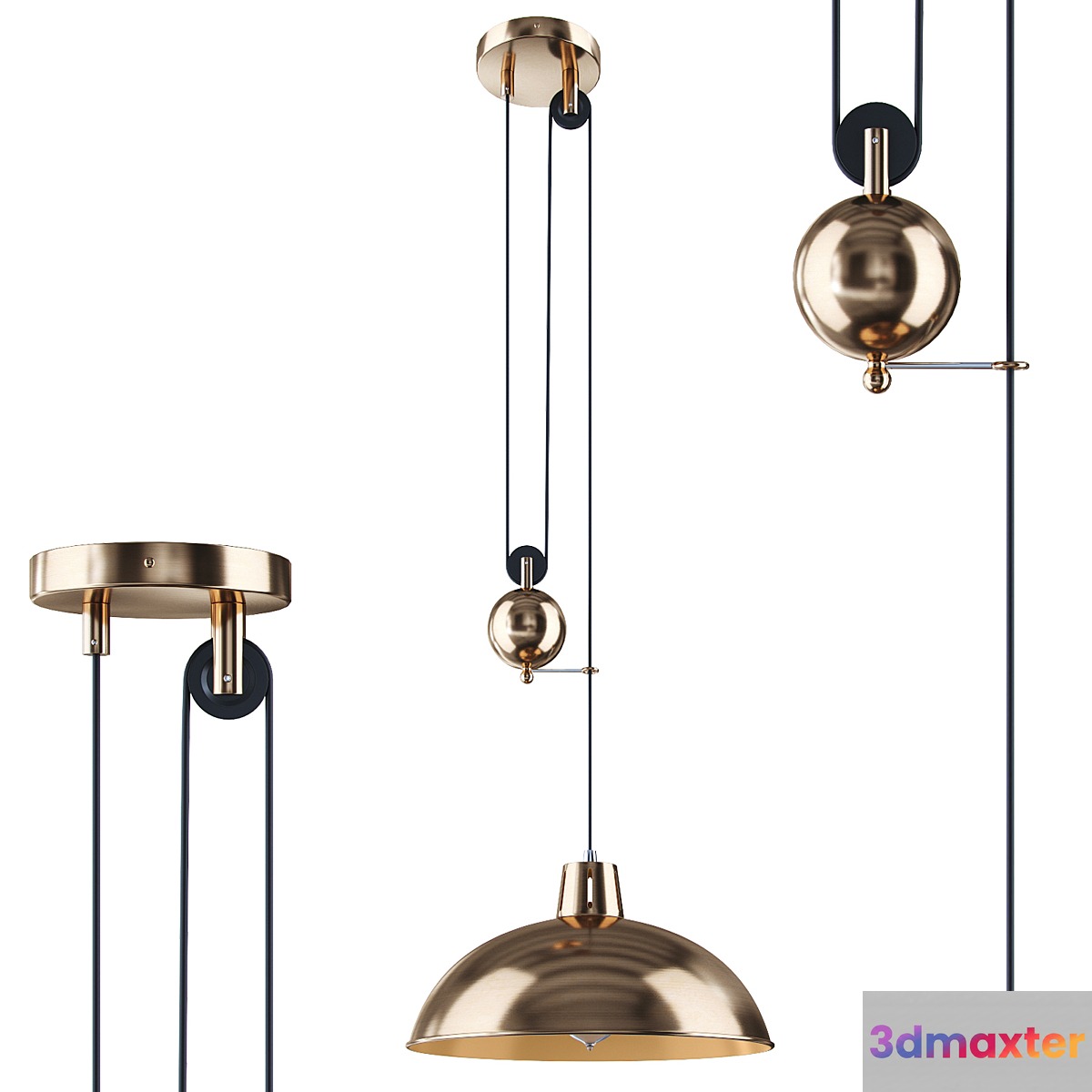Pendant lamp Mardy 64010 3D Max