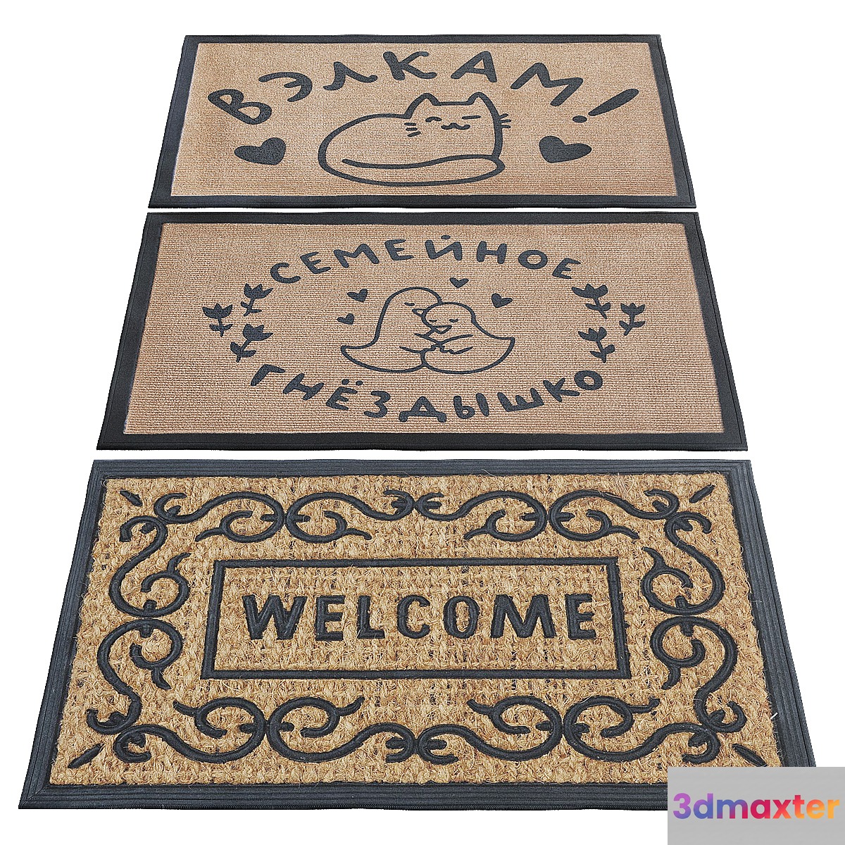Carpet for the entrance door_2 3D Max