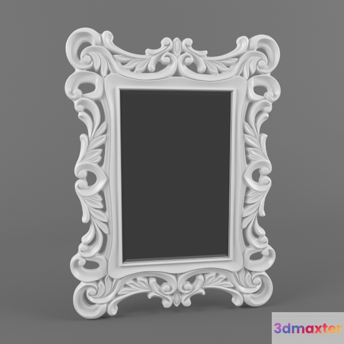 Barocco Floor Mirror 3D Max