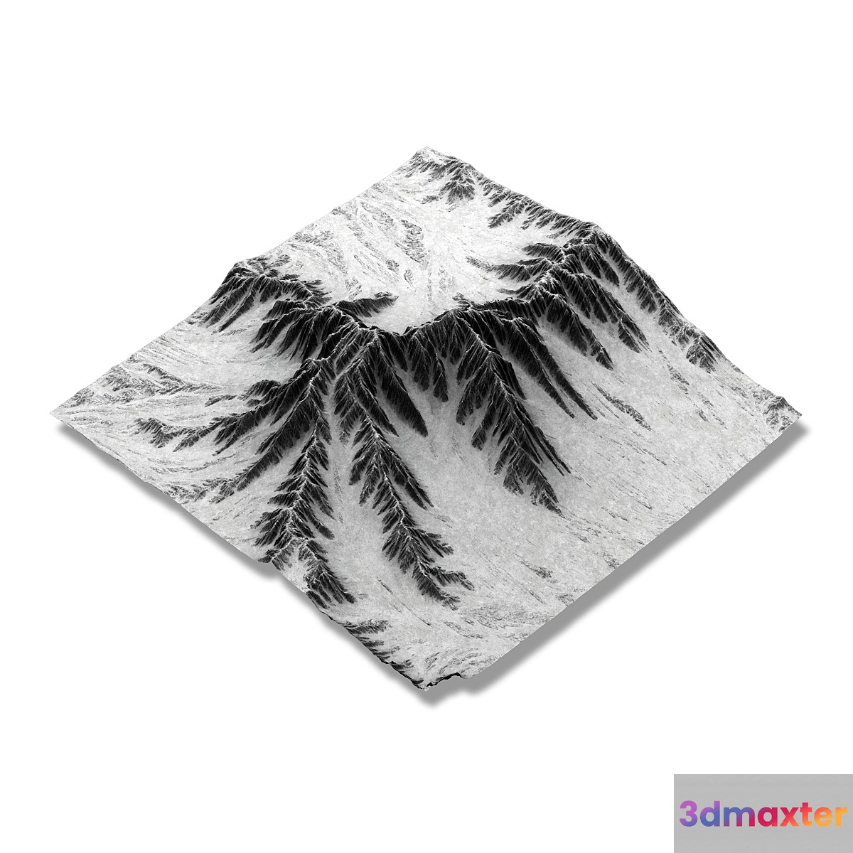 Landscapes of the mountains 3D Max