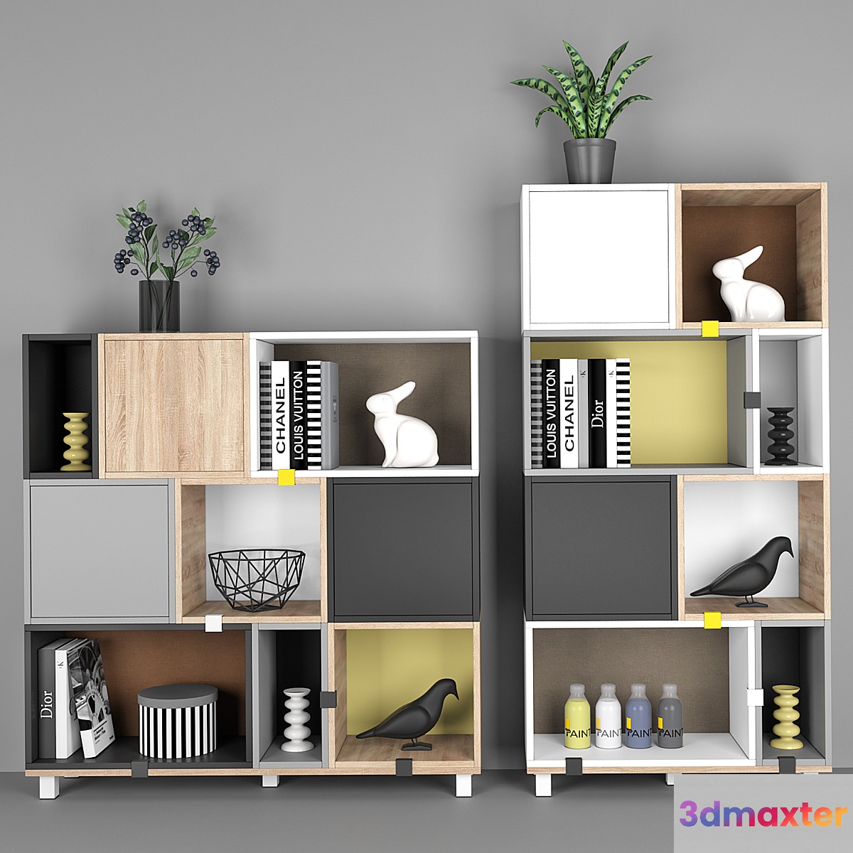 Modular shelving Signal Rubik 3D Max