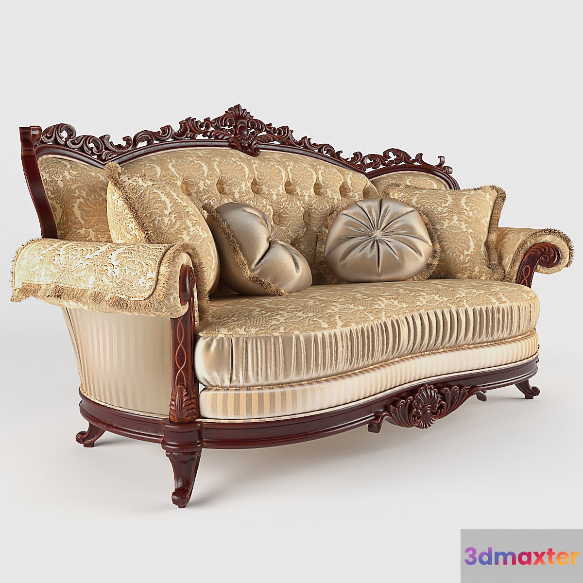 Double sofa Milord Gold