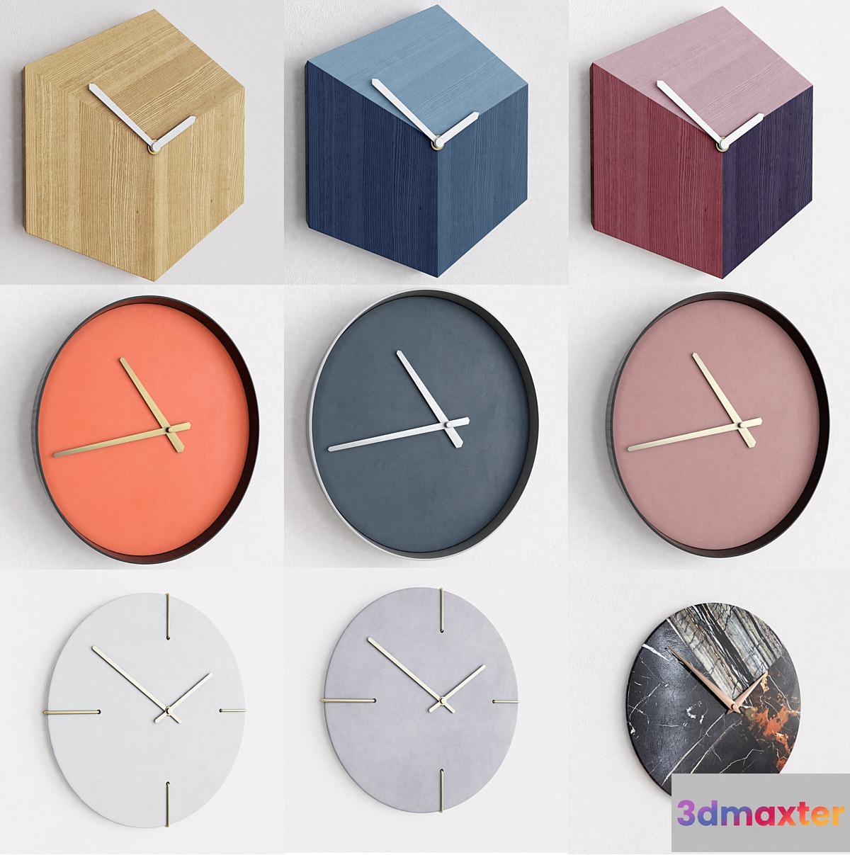 Collection of wall clocks Bolia