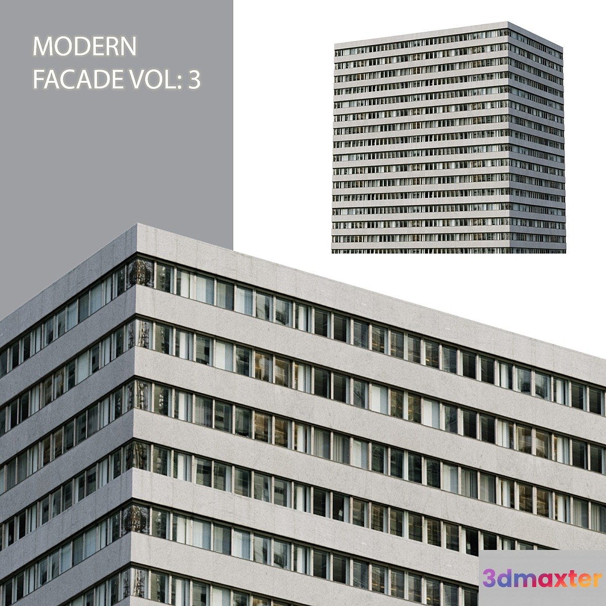 Modern facade_Vol: 3 3D Max