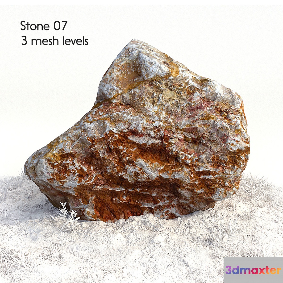 Stone 07 3D Max