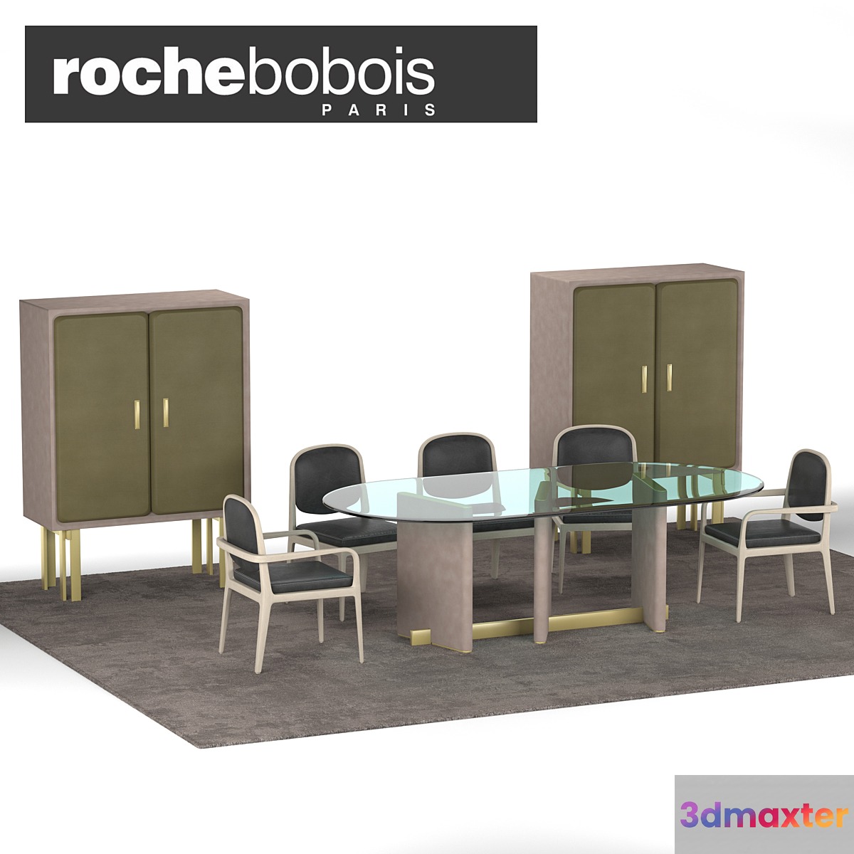 Roche-Bobois Paris Paname collection 3D Max
