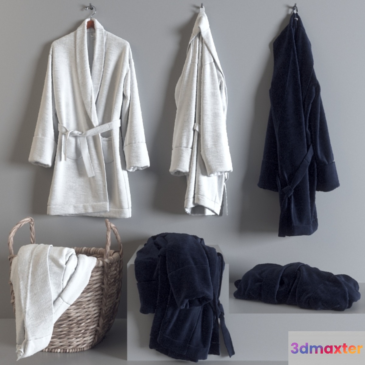 Bathrobe - No.3 3D Max