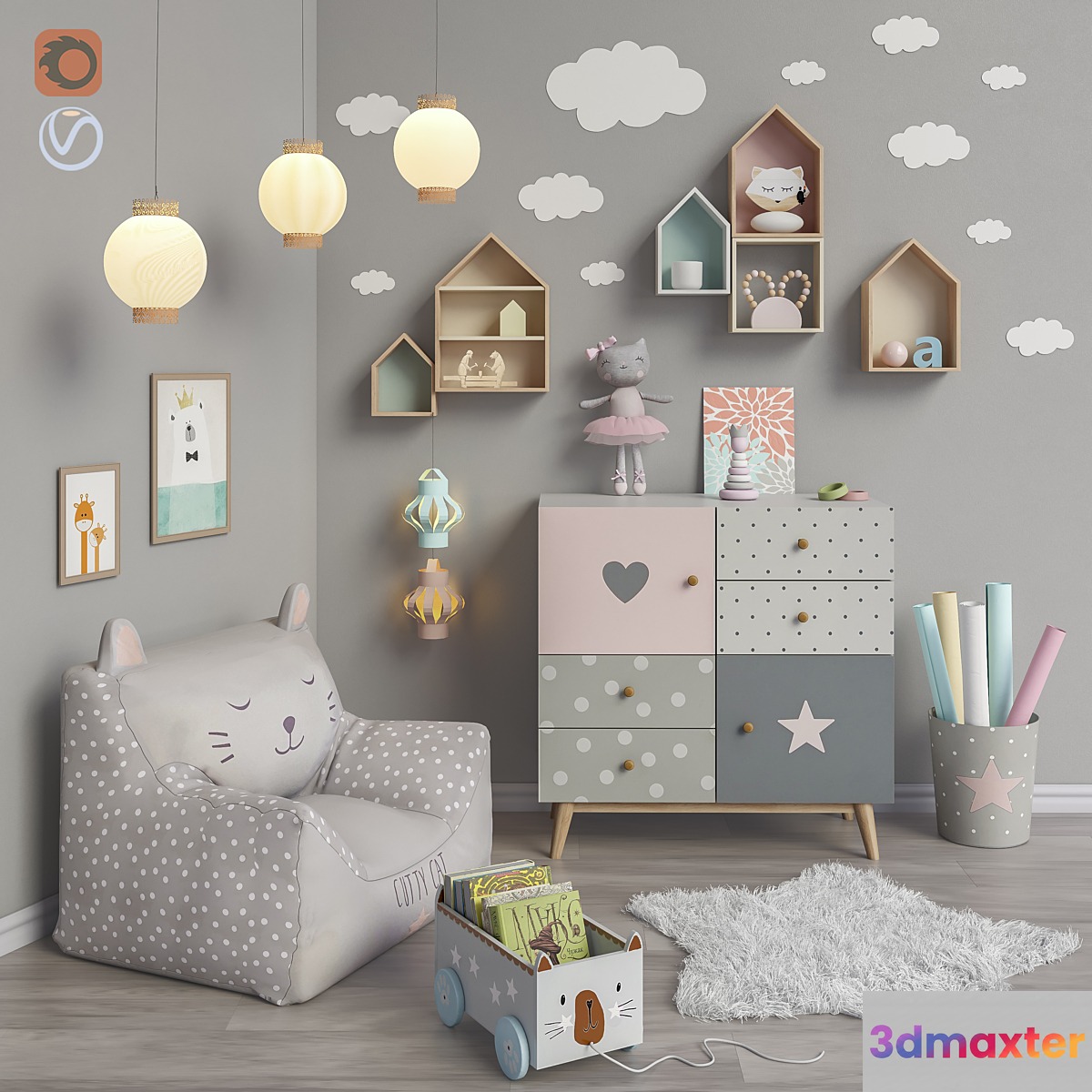 Toys and furniture set 10 - No.2