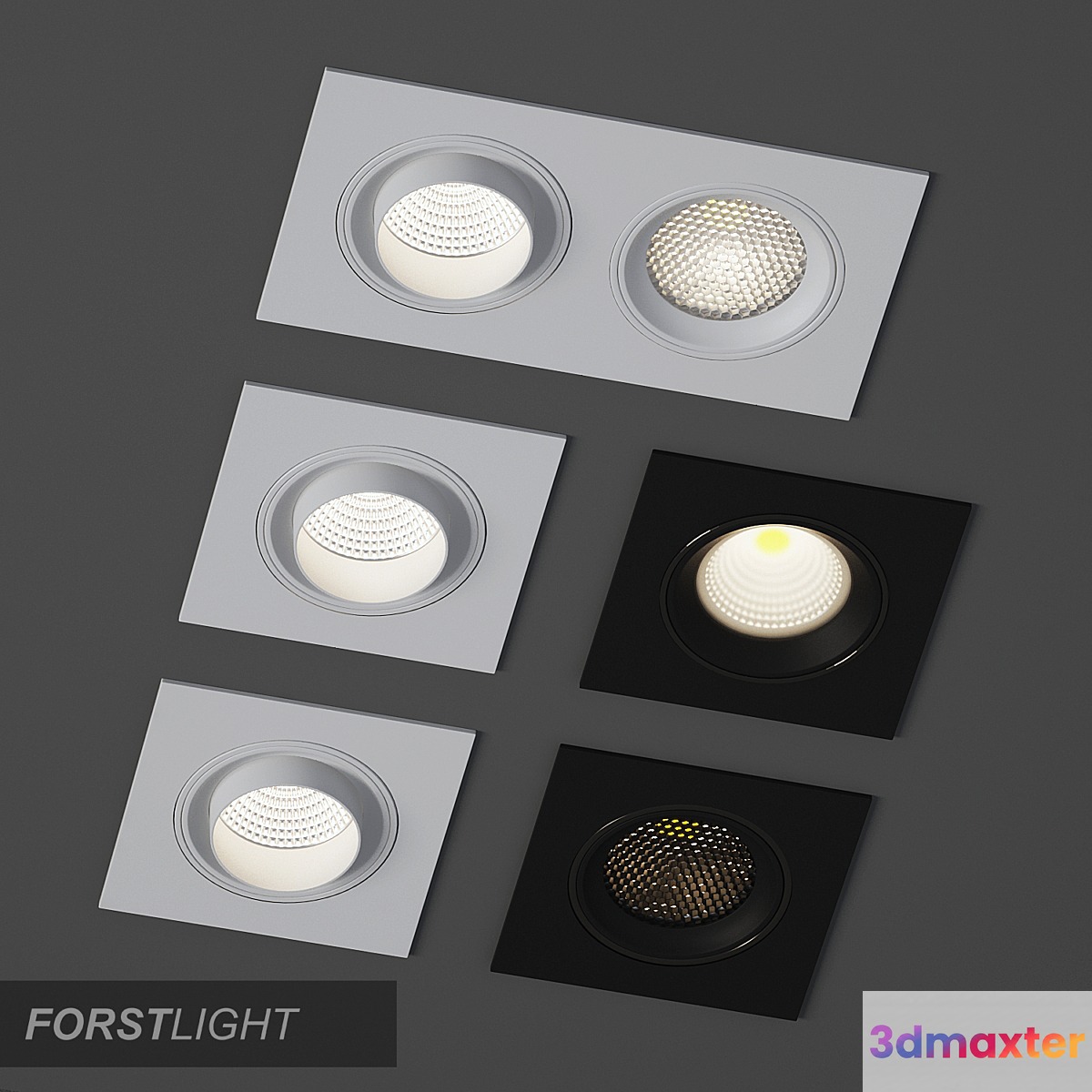 Built-in Forstlight MODULAR Lamp 3D Max
