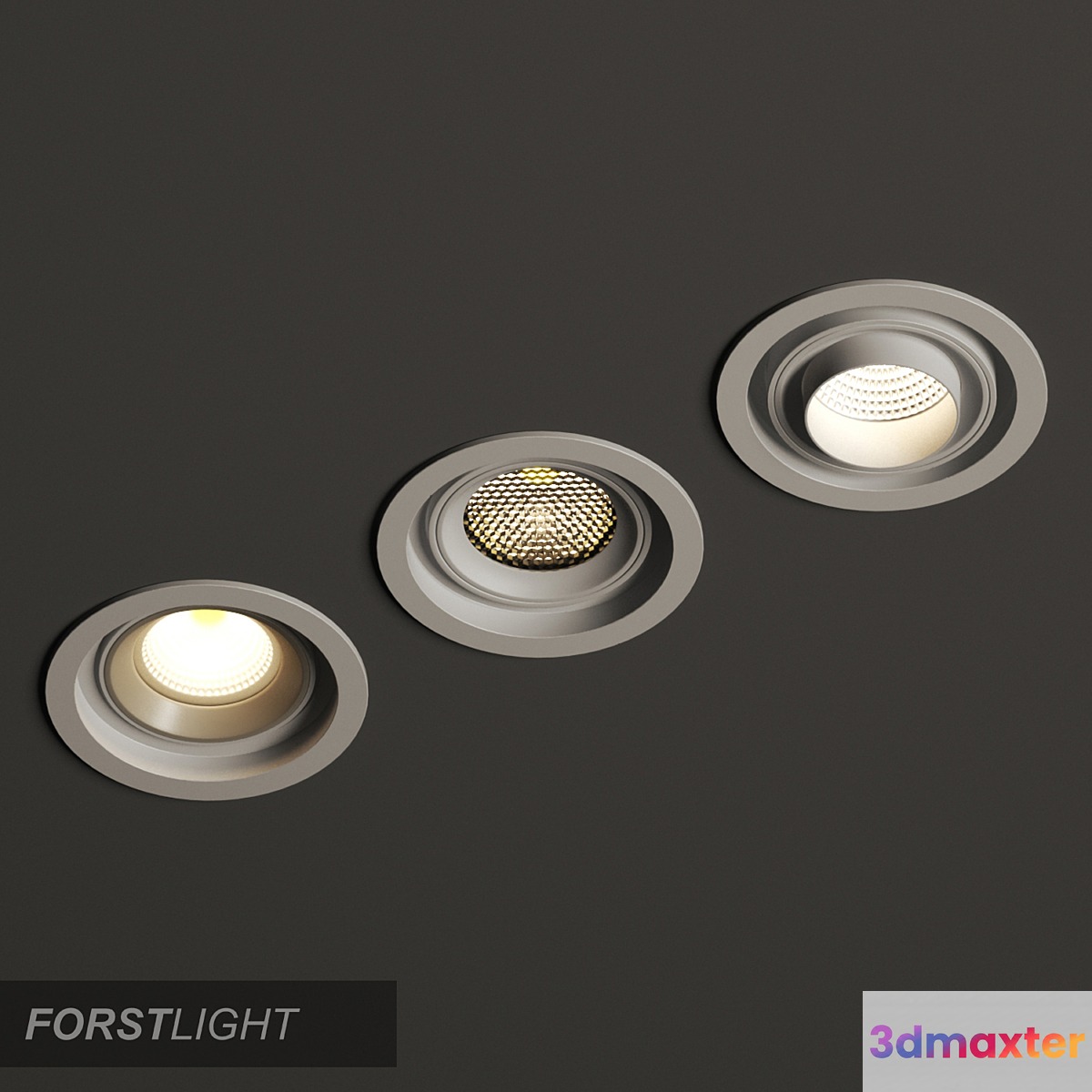 Built-in Forstlight Modular Round 3D Max