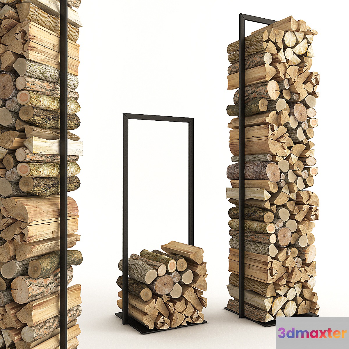 Firewood Set_2 3D Max