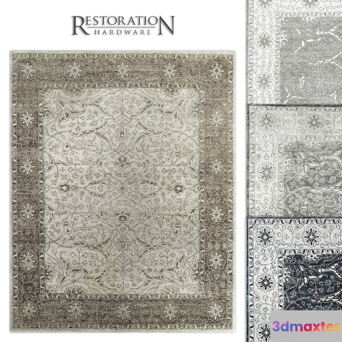 RH Ventana Rug 3D Max