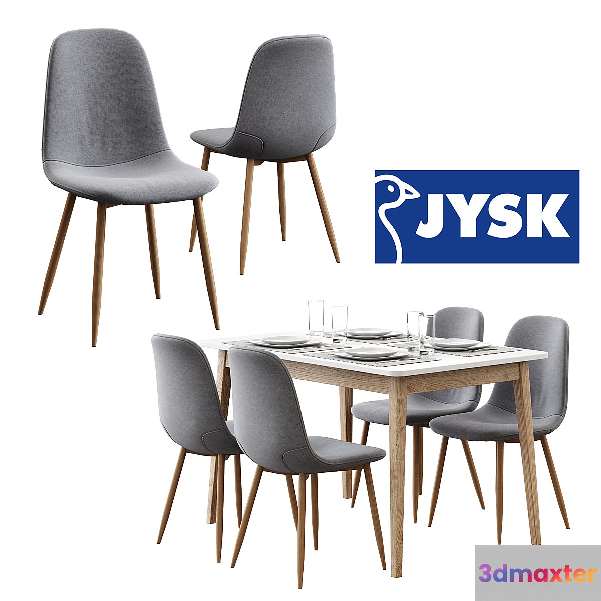 Jysk _ Jonstrup Chair + Gammelgab Table