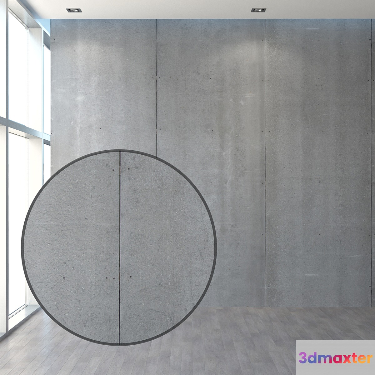 Concrete (sheets of DSP) 3D Max
