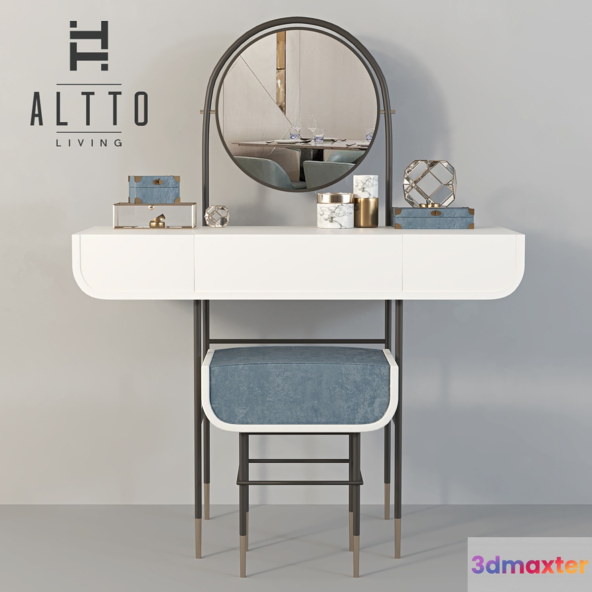 altto cosmoc dress table dressing table 3D Max